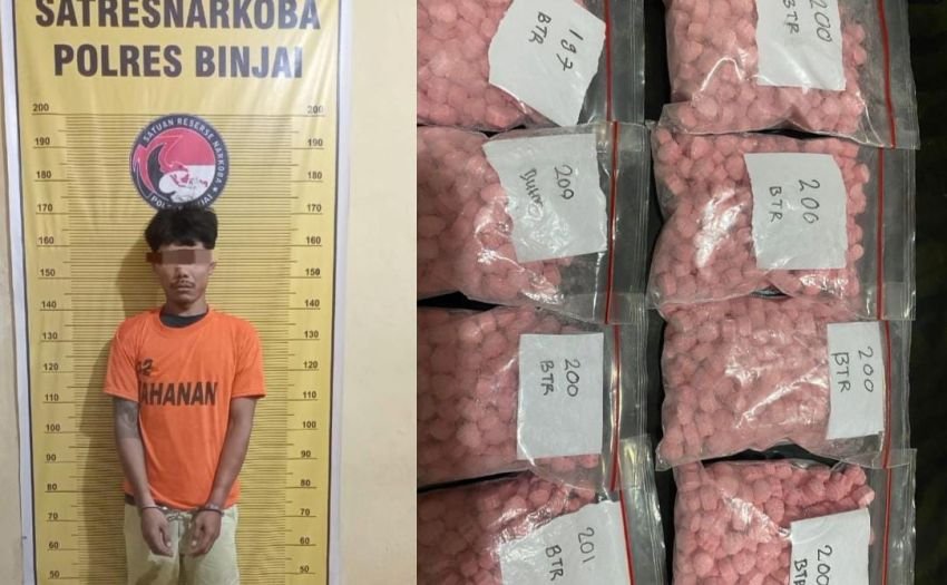 Sempat Kejar-kejaran, Satresnarkoba Polres Binjai Tangkap Bandar Narkoba