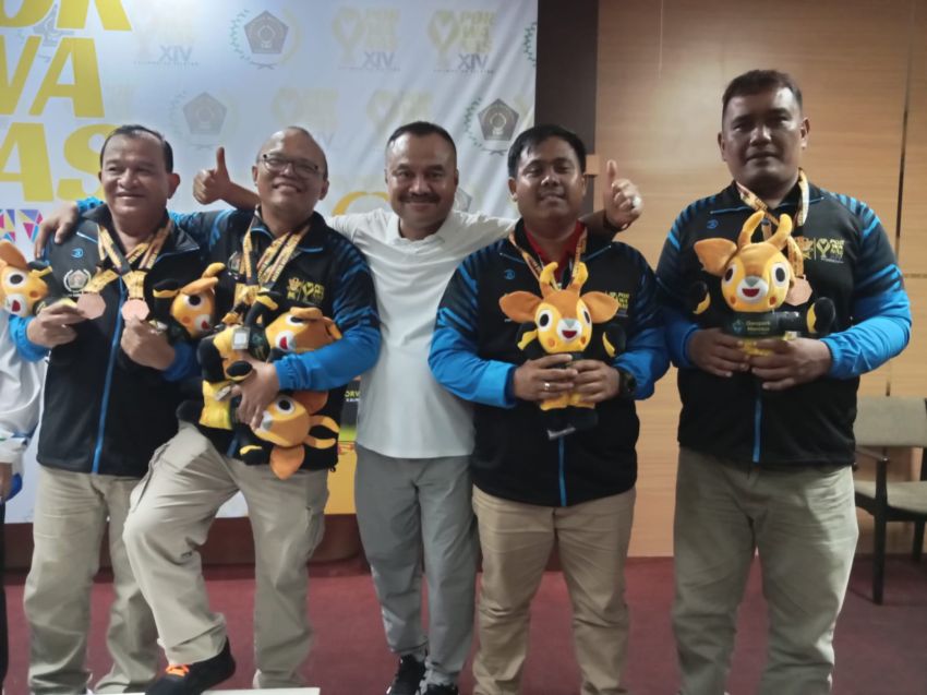 Kontingen PWI Sumut Raih 1 Perak dan 6 Perunggu di Porwanas 2024