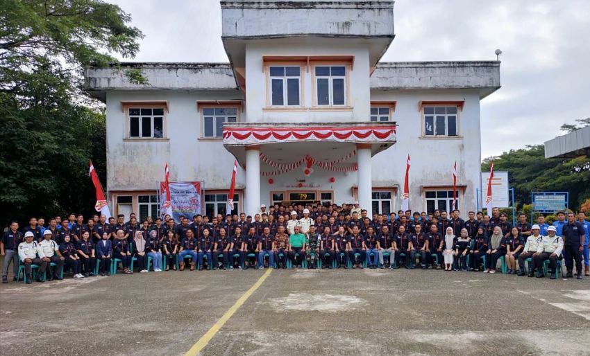 PT KIP Kampungpajak Gelar Upacara Bendera HUT ke-79 RI
