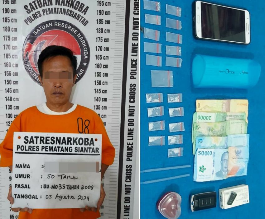 Tersangkut Peredaran Sabu, Warga Siantar Marimbun Ditangkap Polisi