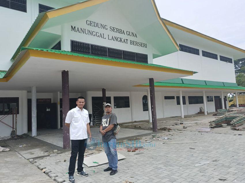 Kadis PUTR Langkat Pastikan GOR Venue Sambo Siap Digunakan