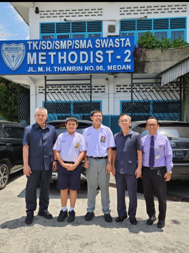 Siswa SMP dan SMA Methodist-2 Medan Duta Sumut OSN 2024 di Jakarta
