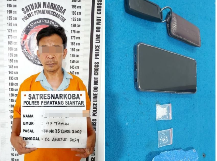 Bawa Sabu, Seorang Pria Ditangkap Polisi di Pematangsiantar
