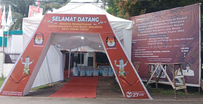 Hari Ini Pendaftaran Calon Wali Kota dan Wakil Wali Kota Tebingtinggi Dimulai