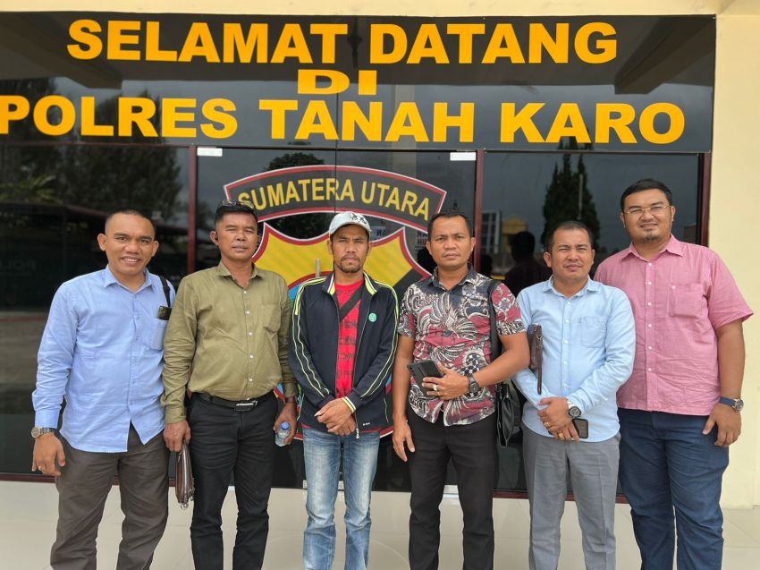 Datangi Polres Karo, Tim Hukum PPRPI Pertanyakan Penanganan Kasus Pembunuhan Rico Sempurna Pasaribu