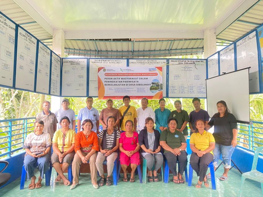 Tim Pengabdian USU Gelar Workshop Peningkatan Pariwisata Berkelanjutan di Desa Sibolangit