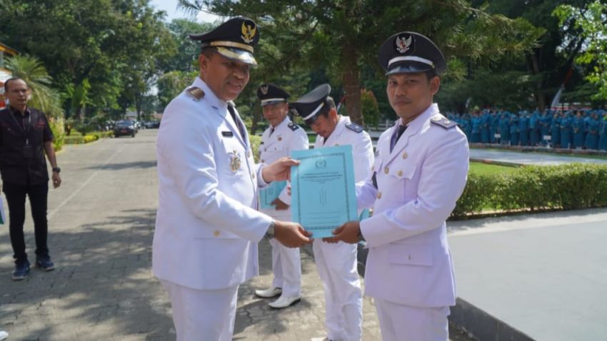 Pj Bupati Langkat Kukuhkan 163 Kades