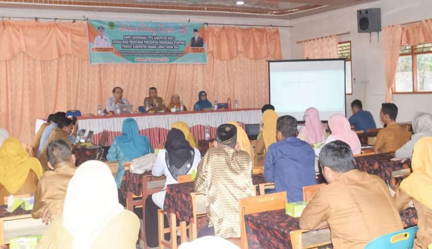 Sekda Palas Buka Rakor TPPS dan Aksi 4 Konvergensi