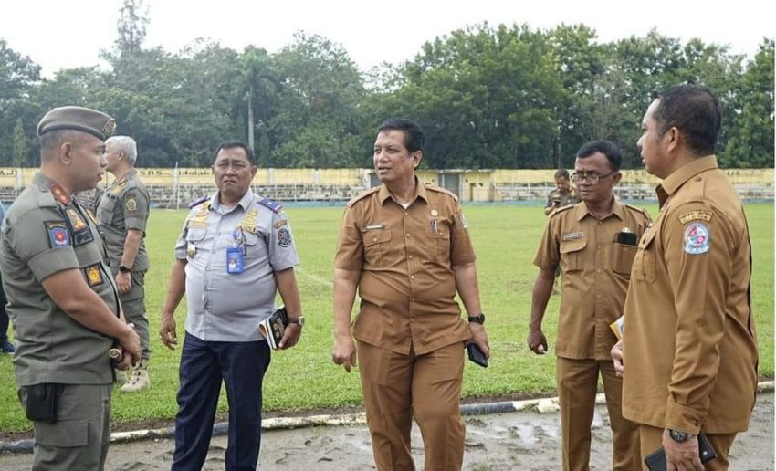 Pembukaan PON XXI Sumut-Aceh di Stadion Baharoeddin Siregar Lubukpakam