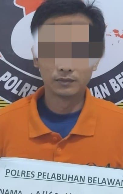 Polres Belawan Tangkap Pengedar Sabu di Desa Helvetia