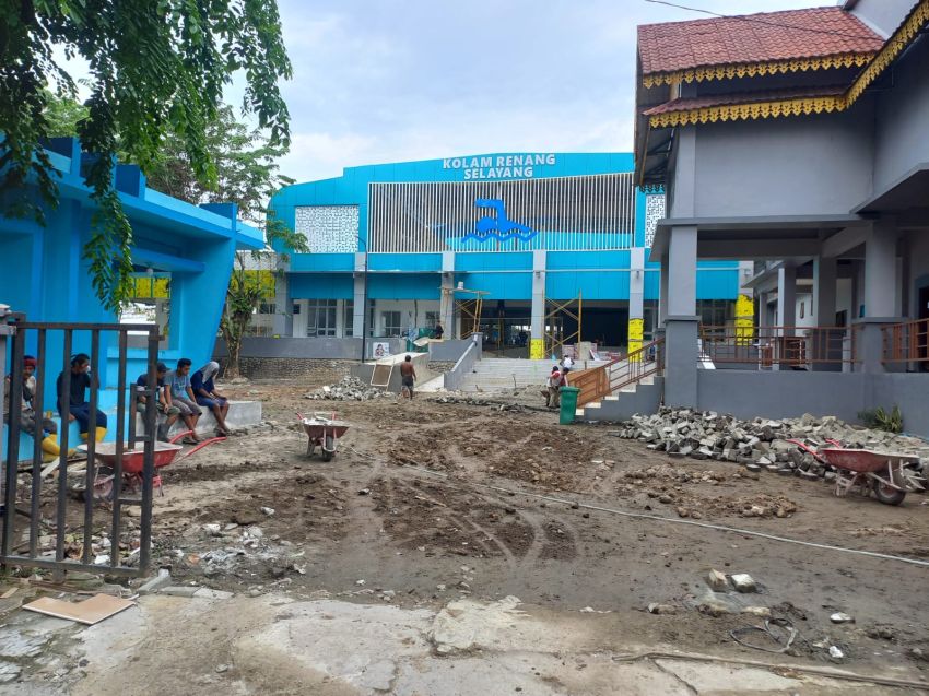 Sebulan Jelang PON XXI, Pembenahan Kolam Renang Selayang Sudah Hampir Rampung