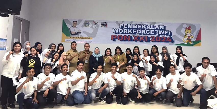 Ribuan Green Volunteer Diberi Pembekalan PON XXI 2024 Aceh-Sumut