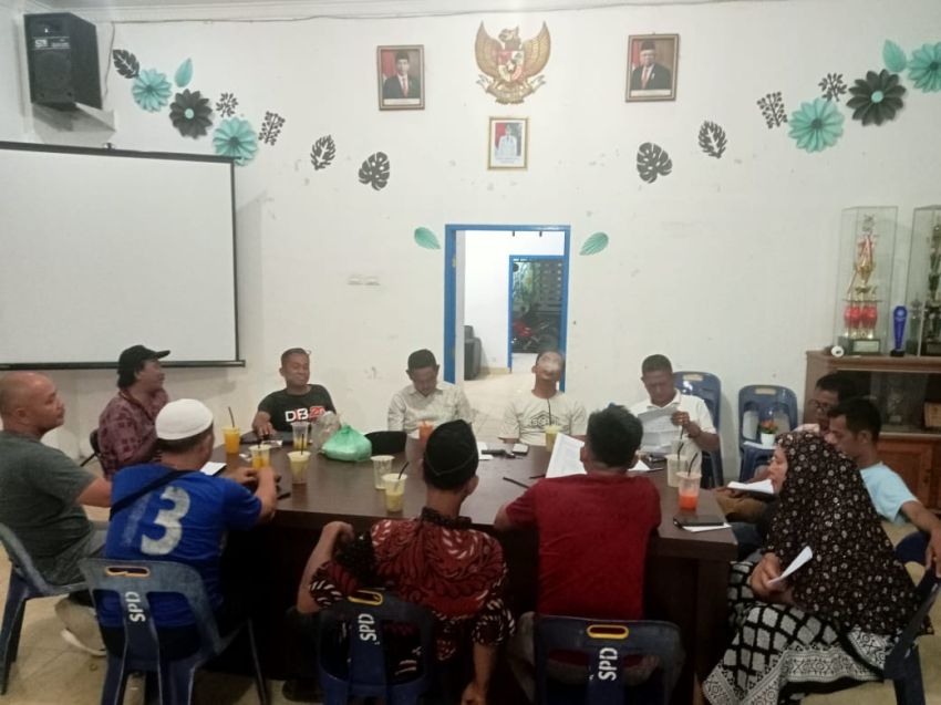 Sambut HUT ke-57, Desa Simpang Dolok Rapat Bersama Kades