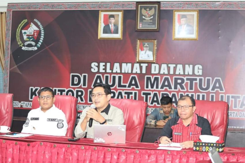 Hanya Sedikit Kepala Dinas Taput yang Hadir Rakor Evaluasi Bersama KPK