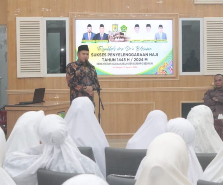 Adlin Tambunan Harap Jemaah Haji Sergai Jadi Teladan di Tengah Masyarakat