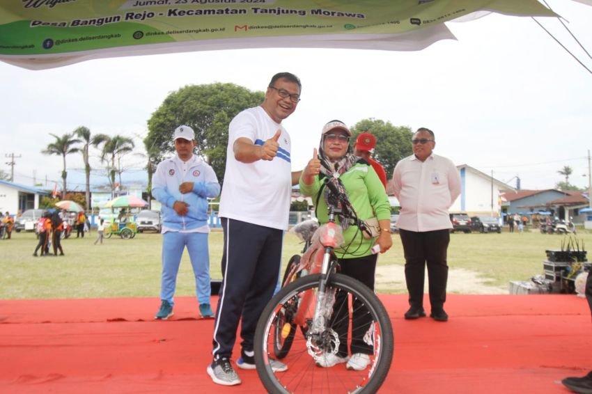 Digagas dr Asri Ludin Tambunan, Gebyar Kebugaran Jasmani Gelorakan Deliserdang Lebih Sehat