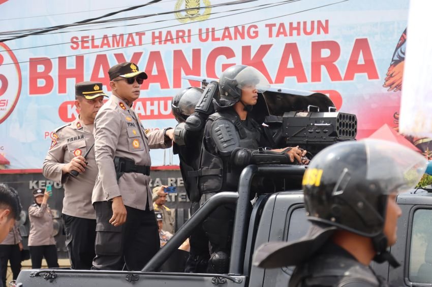 Polres Tanjungbalai Gelar Simulasi Sispamkota Pengamanan Pilkada 2024