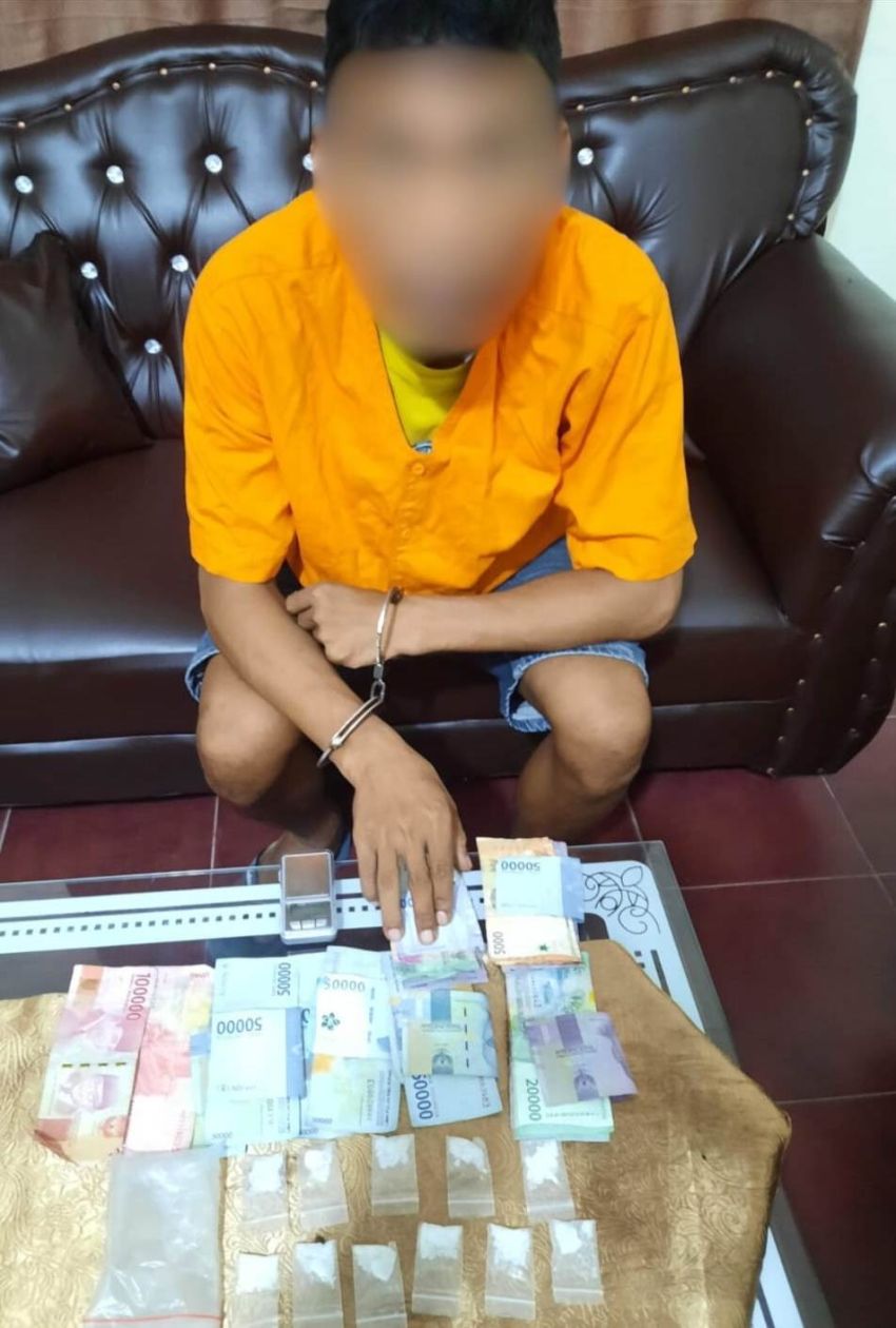 Warga Padang Tualang Ditangkap Saat Hendak Edarkan Sabu di Dusun Cempaka