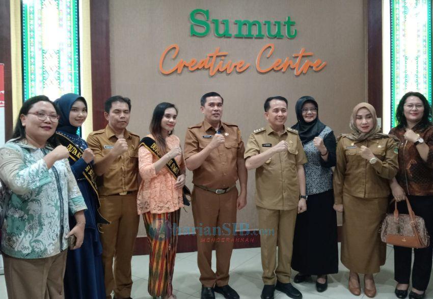 Sumut Crative Center di Diresmikan, Agus Fatoni Ajak Pelaku UMKM Sukseskan PON