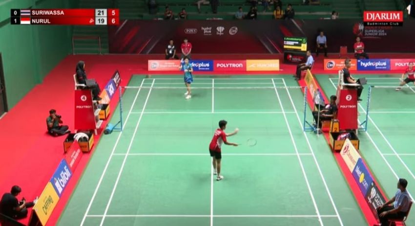 Lanjutan Kejuaraan Bulu Tangkis Polytron Superliga Junior 2024, Nia Matondang Kalahkan Pebulutangkis Thailand
