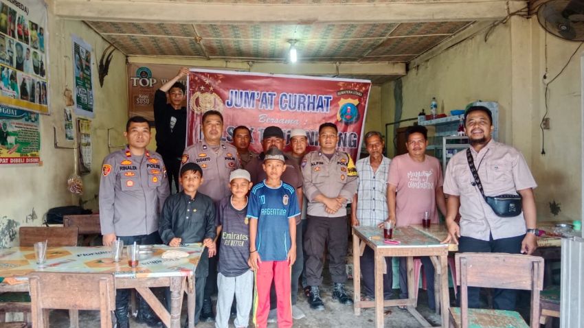 Polsek Teluk Nibung Gelar Jumat Curhat Serap Aspirasi Warga