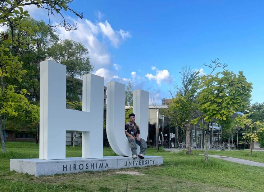 Kevin Jagar Nababan dari Papua Duta Perdamaian Peringati Jatuhnya Bom Atom di Hiroshima dalam Student International Seminar 2024