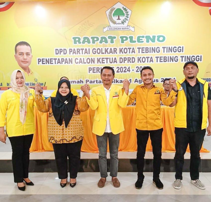 DPP Partai Golkar Resmi Usung Basyaruddin Nasution Jadi Calon Wali Kota Tebingtinggi