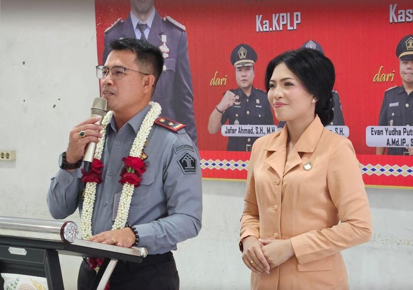 Lapas Pancurbatu Gelar Acara Pisah Sambut Kalapas dan Pejabat Struktural