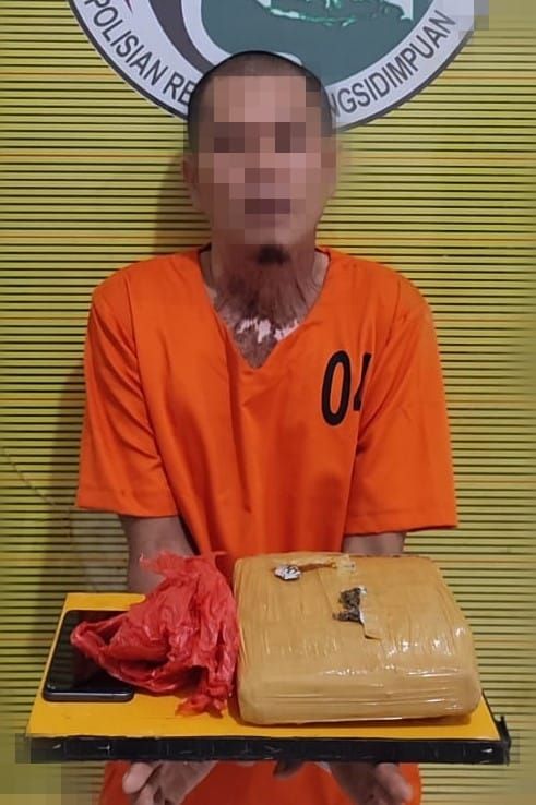 Bawa Ganja dalam Plastik, Seorang Sopir di Padangsidimpuan Ditangkap Polisi