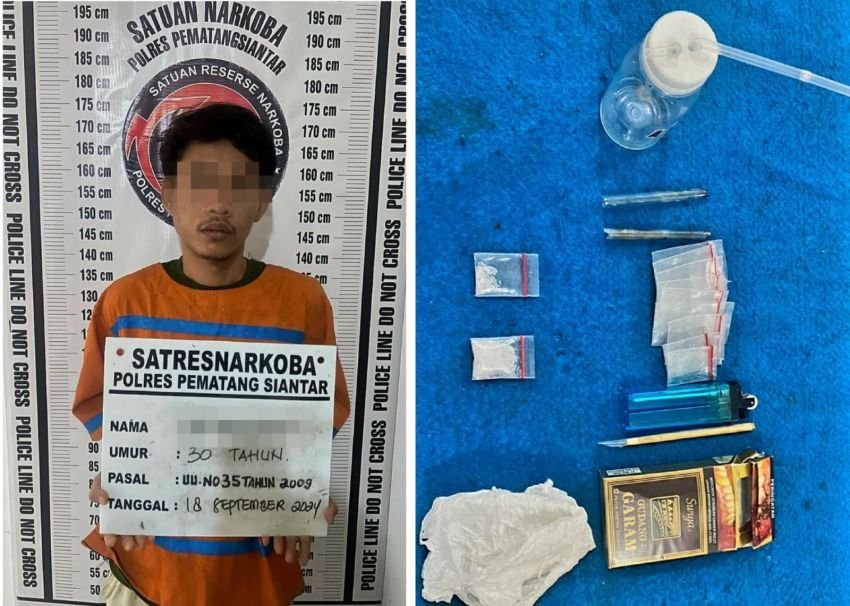 Miliki Sabu 1,38 Gram, Residivis Narkotika Ini Kembali Ditangkap Polres Pematangsiantar