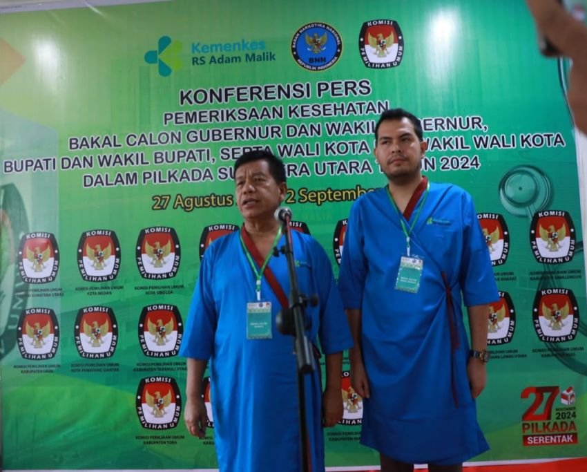 Periksa Kesehatan, RHS-Azi Siap Melanjutkan Pembangunan di Simalungun