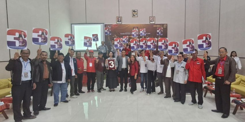 Pilkada Humbahas, Oloan Paniaran Nababan - Yunita Rebeka Marbun Dapat Nomor 3