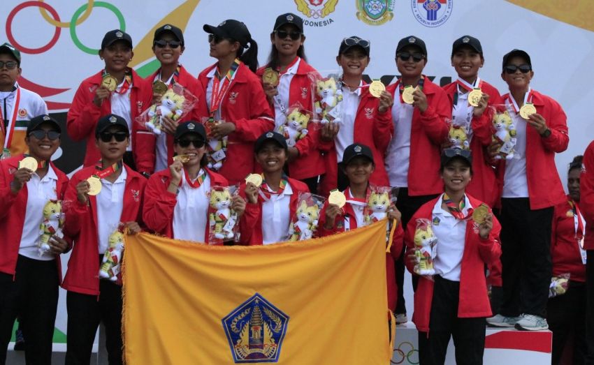 Tim Putra dan Putri Bali Raih Emas Cabor Cricket T20 PON Sumut-Aceh