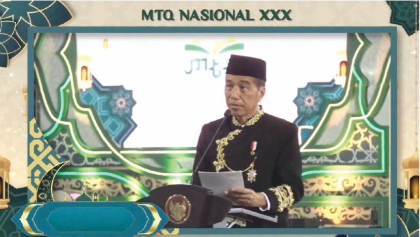 Presiden Jokowi: MTQ Momentum Perkuat Moral dan Spiritual Bangsa