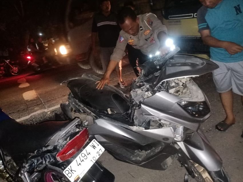 Pengendara Sepeda Motor Tewas Lakalantas di Sergai
