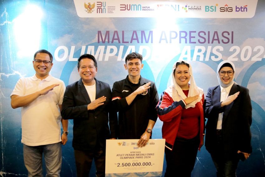 BSI Apresiasi Atlet Panjat Tebing Peraih Medali Emas Rp1 M