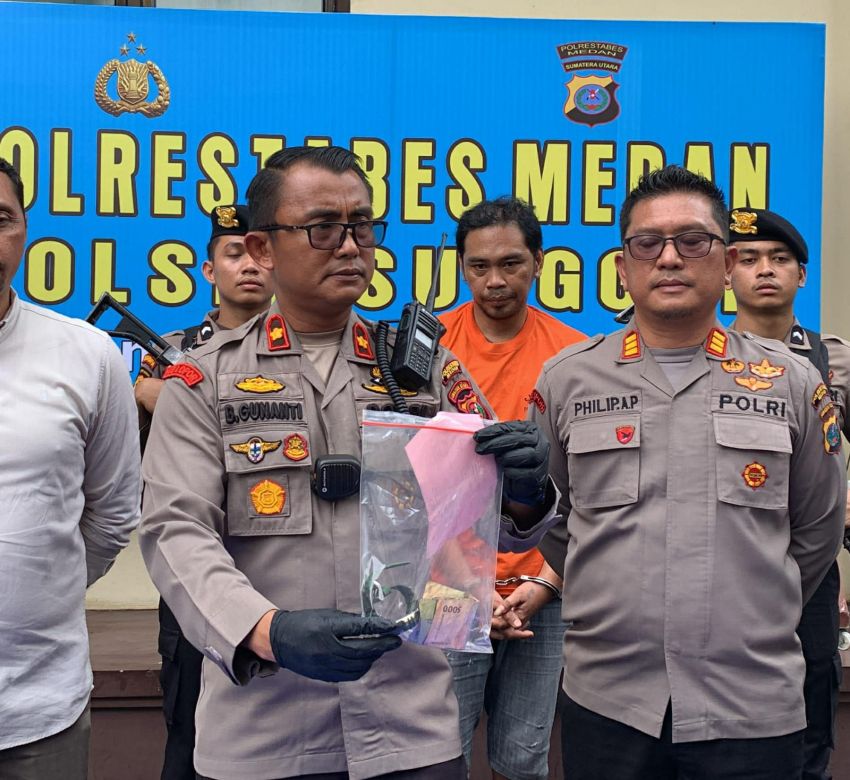 Polisi Tangkap Preman yang Todong dan Aniaya Warga di Kampung Lalang