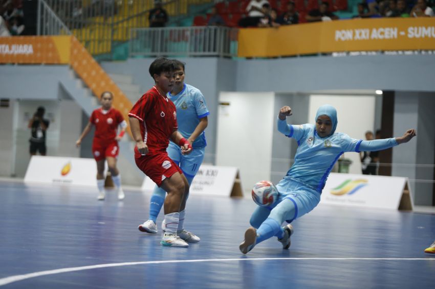 Sama-sama Lolos Semi Final, Futsal Putri DKI Jakarta Hajar Sumut 11-0