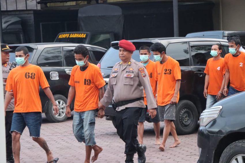 Polres Tanah Karo Bongkar Sindikat Curanmor, 7 Pelaku Diringkus
