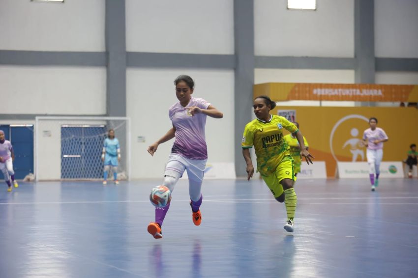 Tim Futsal Putri Sumut Buat Sejarah Lolos ke Semi Final PON XXI