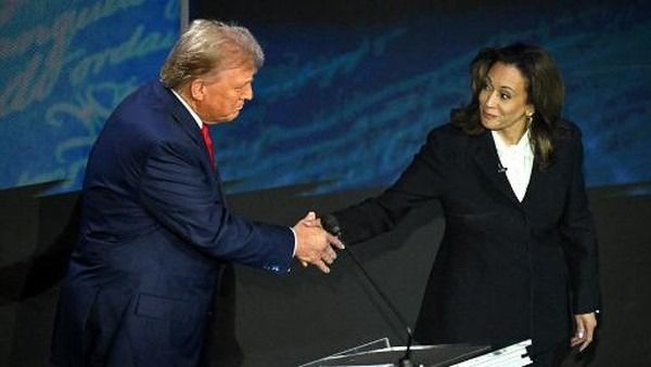 Kamala Harris Sebut Pemimpin Dunia Tertawakan Donald Trump
