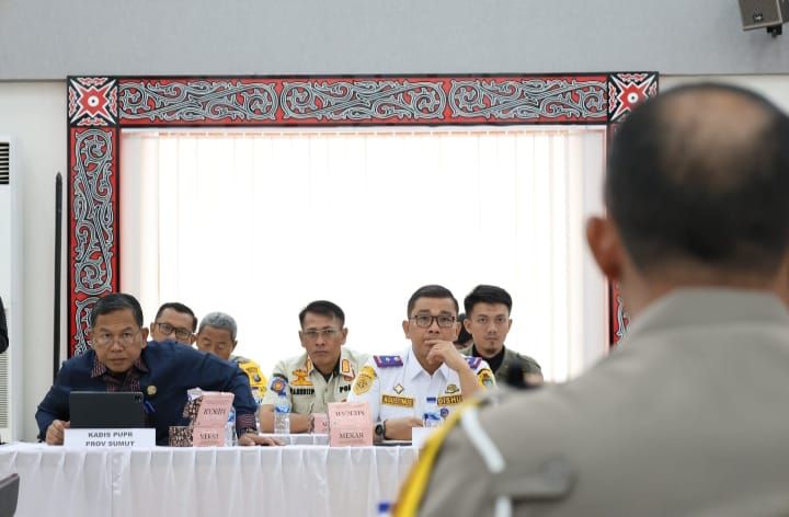 Persiapan Pengamanan Closing Ceremony PON, Polda Bersama Dishub Sumut, Satpol PP Gelar Rakor