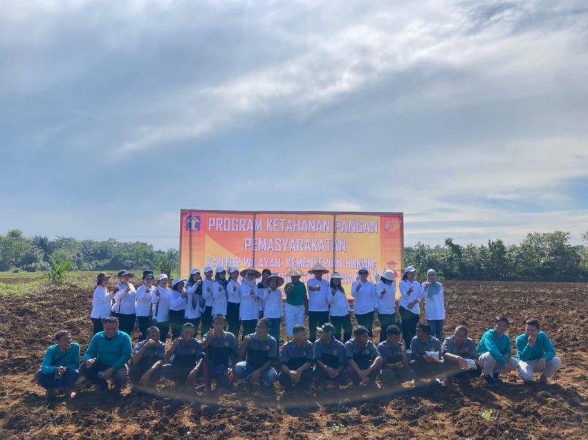 Lapas Pancurbatu Mulai Program Ketahanan Pangan Pemasyarakatan