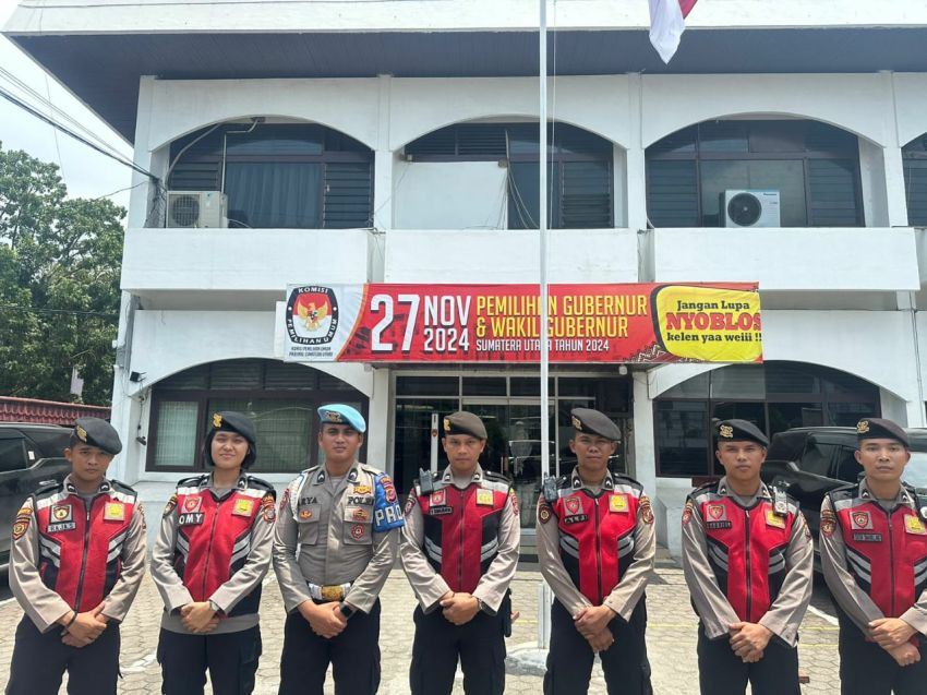 Satgas Preventif Polda Sumut Tetap Beri Pengamanan Maksimal di Hari Minggu