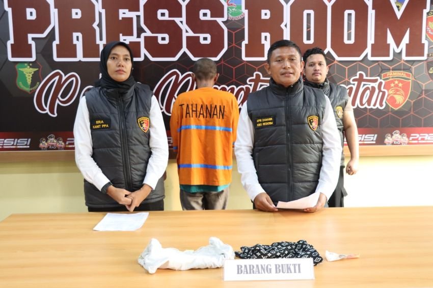 Nekat Setubuhi Anak di Bawah Umur di Areal Persawahan, Warga Jalan Parapat Ditangkap Polisi