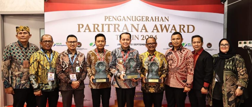 Pj Gubernur Sumut Fatoni Raih Penghargaan Paritrana Award 2024