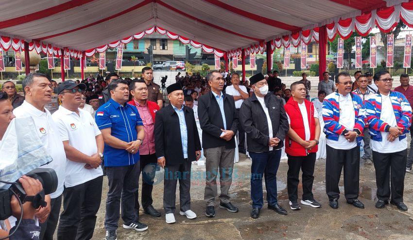 KPU Dairi Gelar Deklarasi Pilkada Damai Pilihan Bupati/ Wakil Bupati 2024
