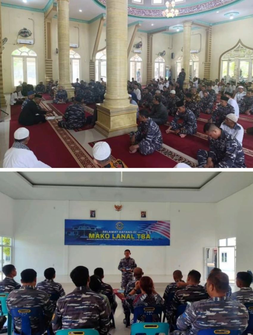 Jelang HUT Ke 79 TNI AL, Lanal TBA Gelar Doa Bersama