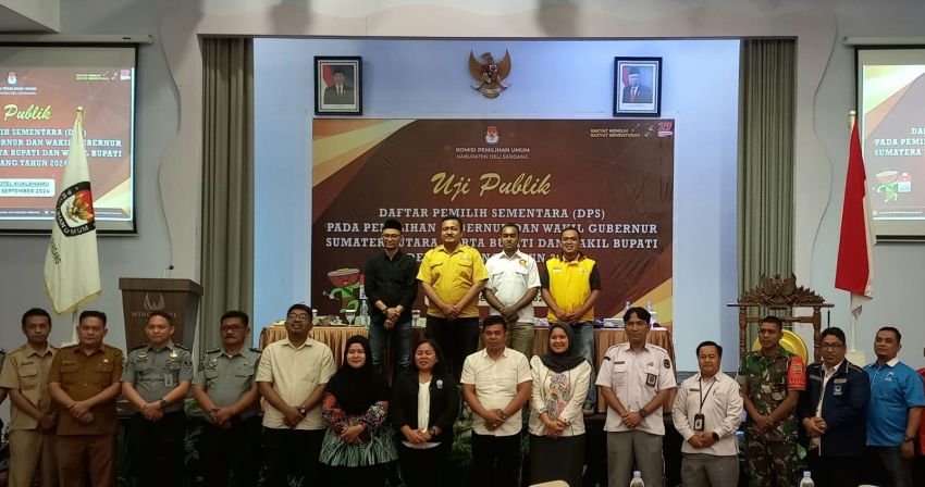 KPU Deliserdang Uji Publik DPS Pilkada