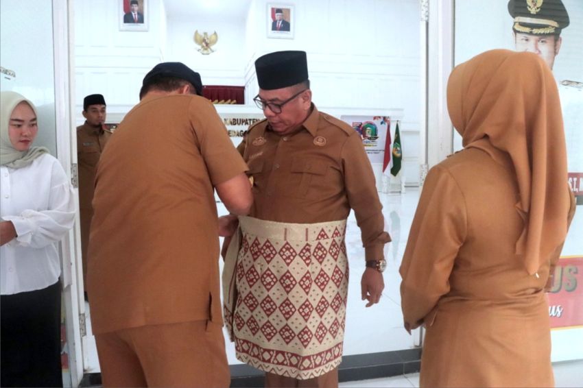 Pimpin Apel Gabungan Perdana, Pjs Bupati Sergai Tekankan Netralitas ASN Jelang Pilkada